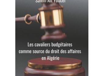Parution : Les Cavaliers budgétaires comme source du droit des affaires en Algérie, de Salem Aït Youcef