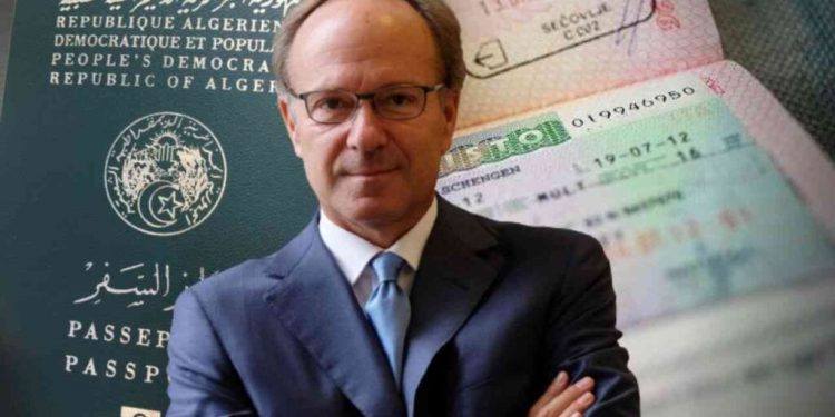 Selon son nouvel ambassadeur  à Alger : l’Italie va doubler les centres de visas en Algérie