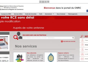 Portail électronique du registre de commerce