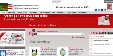 Portail électronique du registre de commerce