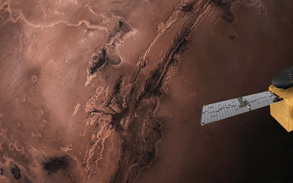 La sonde Hope s'approche de Mars