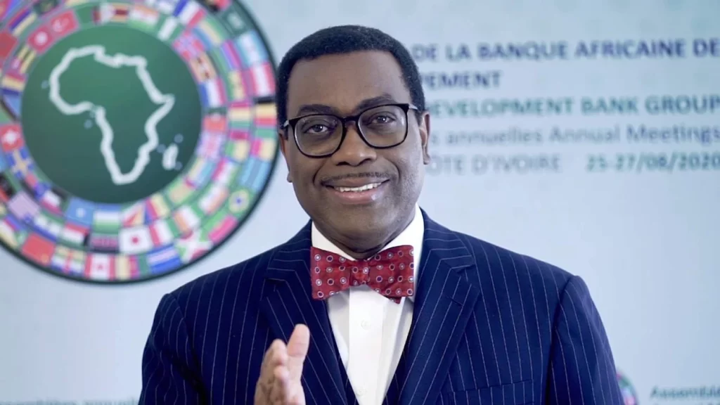 Akinwumi Adesina, président du groupe de la Banque africaine de développement (BAD)