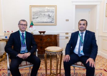 Arkab avec le Directeur exécutif de la compagnie Edison