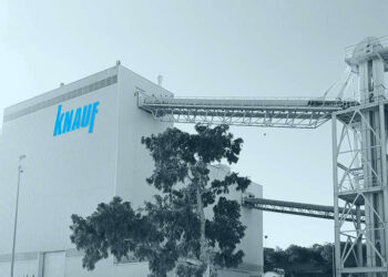 L’usine de production de plaques de plâtre du groupe allemand Knauf, situé à Hassiane Toual