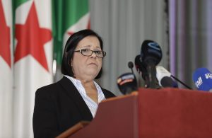 La présidente du Conseil national économique, social et environnemental (CNESE), Rabia Kherfi