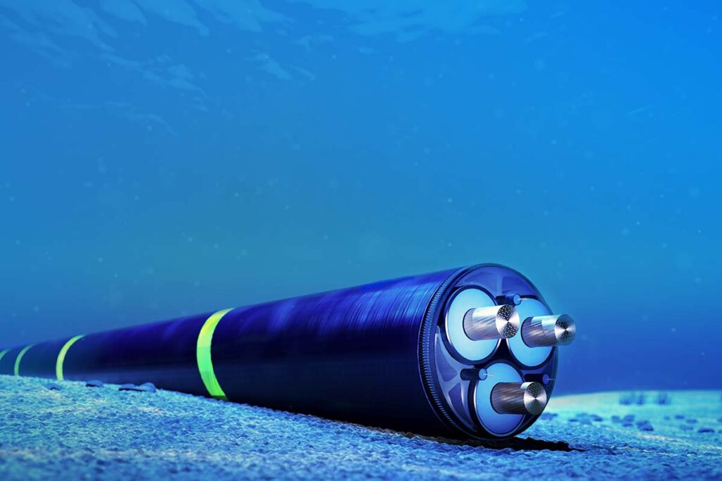 Câble électrique sous-marin