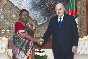 Coopération : La présidente de l’Inde achève une visite d’Etat de quatre jours en Algérie