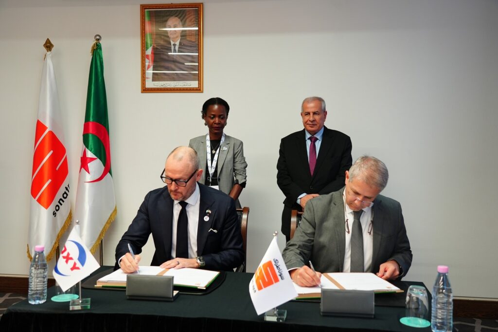Protocole d'accord entre Sonatrach et Occidental Petroleum Corporation