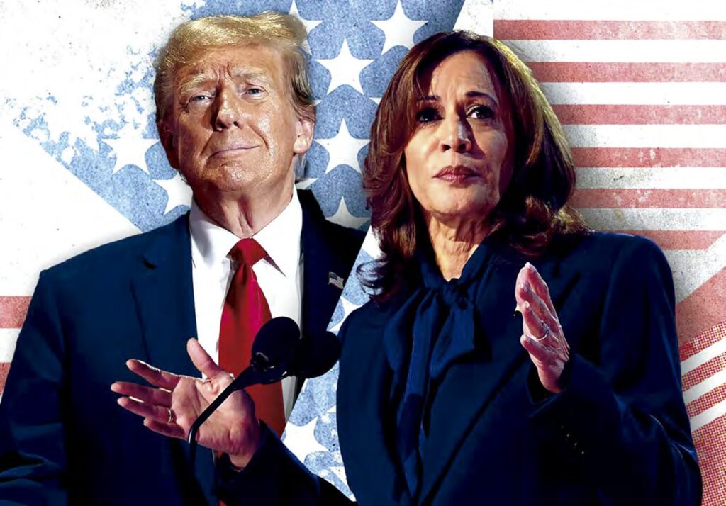 Donald Trump et Kamala Harris, les deux candidat en course pour la Maison Blanche