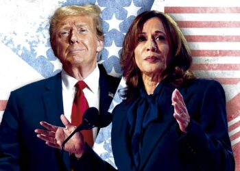 Donald Trump et Kamala Harris, les deux candidat en course pour la Maison Blanche