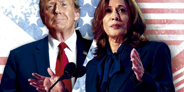 Donald Trump et Kamala Harris, les deux candidat en course pour la Maison Blanche