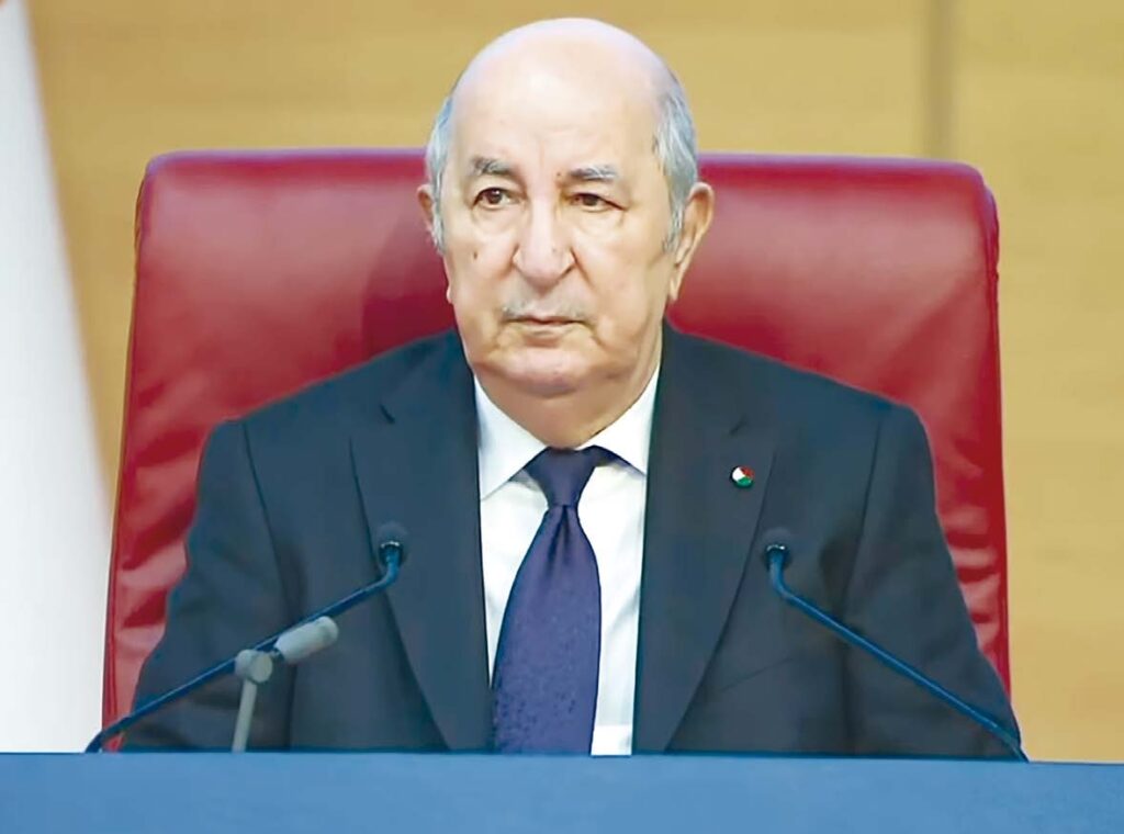 Le président de la République, Abdelmadjid Tebboune