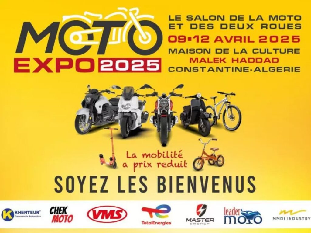 Constantine : Le salon de la moto et du deux roues «Moto Expo 2025» du 9 au 12 avril