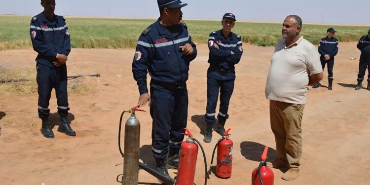 Adrar : Lancement d'une campagne de prévention et de lutte contre les feux de récoltes