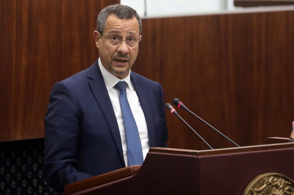 Le ministre des Travaux publics et des Infrastructures de base, Lakhdar Rekhroukh
