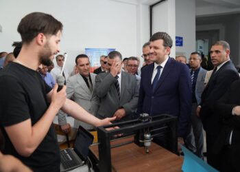 Le ministre de la Formation et de l'Enseignement professionnels, Yacine El-Mahdi Oualid