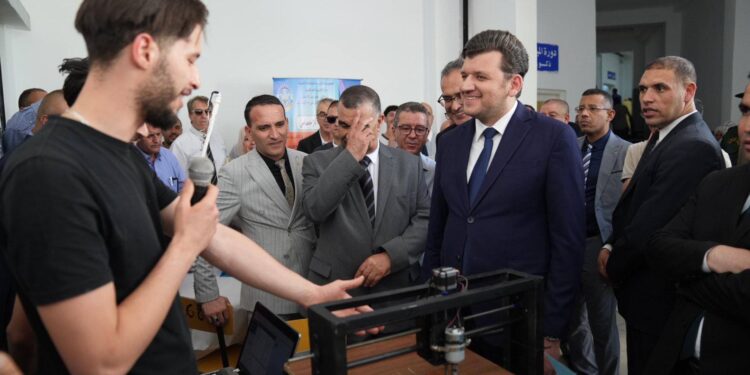Le ministre de la Formation et de l'Enseignement professionnels, Yacine El-Mahdi Oualid