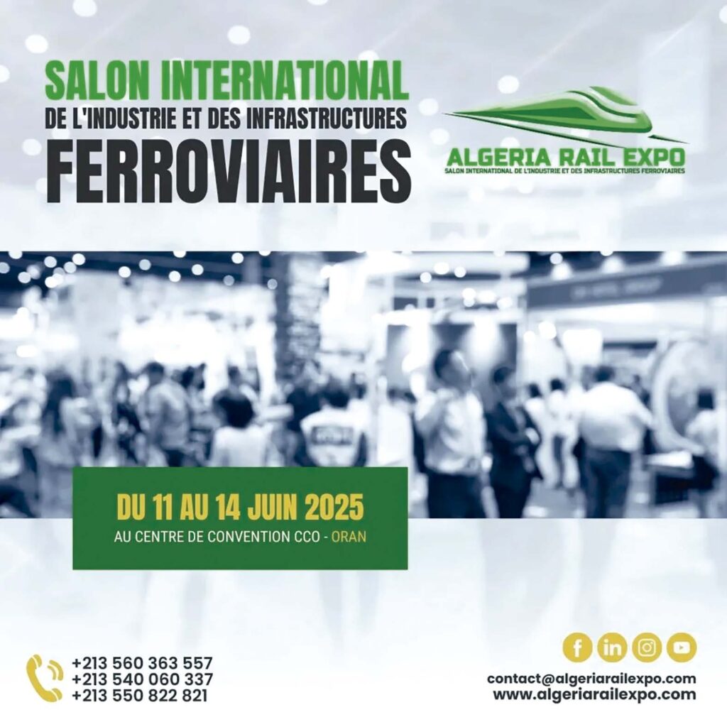 Oran : Plus, de 2.000 visiteurs au Salon Algeria Rail Expo 2025