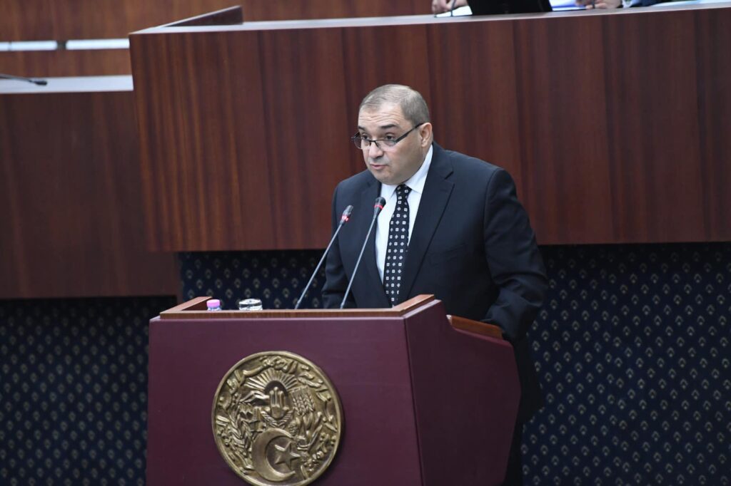Le ministre de la Justice, garde des Sceaux, M. Lotfi Boudjemaa