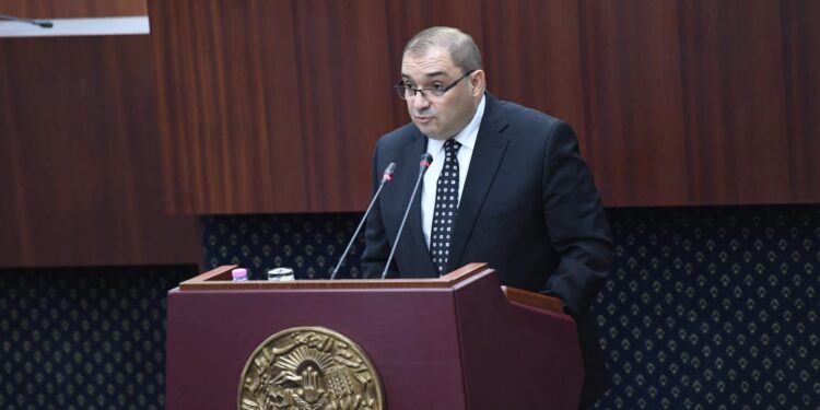Le ministre de la Justice, garde des Sceaux, M. Lotfi Boudjemaa