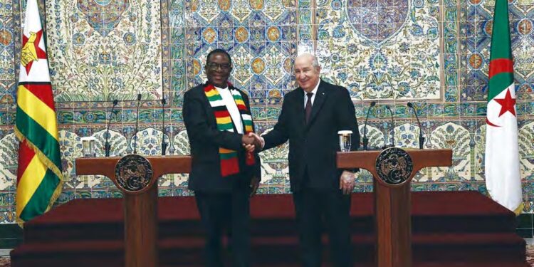 Visite en Algérie du président M. Emmerson Mnangagwa