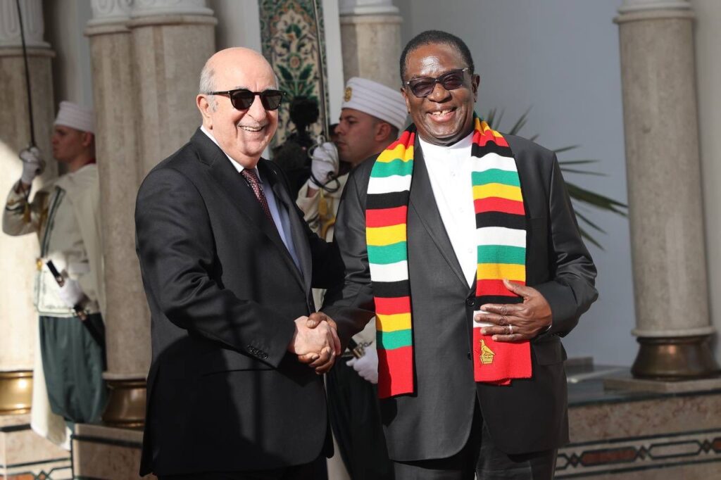 Visite du président zimbabwéen en Algérie : Volonté commune de renforcer la coopération bilatérale