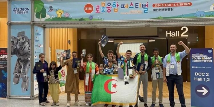 L'Algérie a remporté trois médailles lors de la compétition internationale de la jeunesse en robotique et intelligence artificielle (International Youth Robot Competition - IYRC 2025), organisée en Corée du Sud