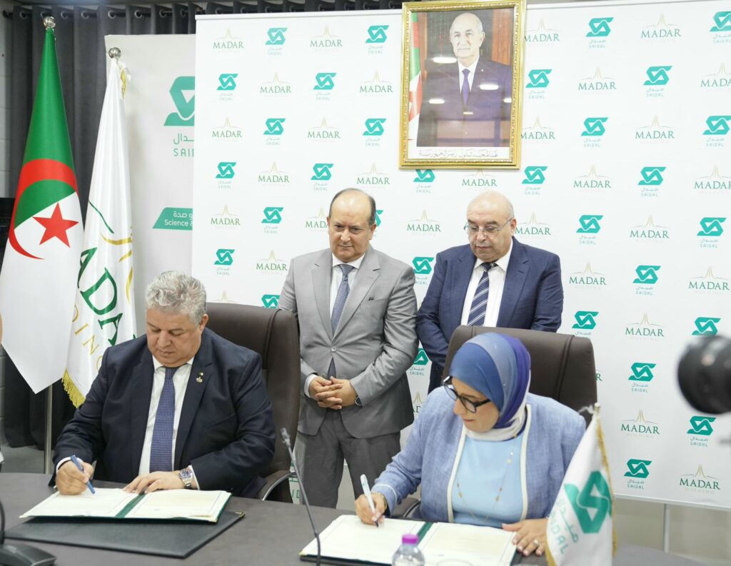 Le groupe public pharmaceutique Saïdal a signé, hier, samedi, un accord de partenariat avec la société Madar Holding pour la réalisation, à Sidi Abdellah, d’une clinique de thérapie cellulaire relevant de Saïdal.