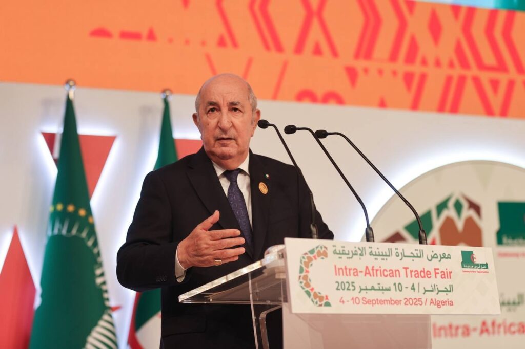 le coup d’envoi officiel de l'IATF 2025 a été donné par le président de la République, Abdelmadjid Tebboune