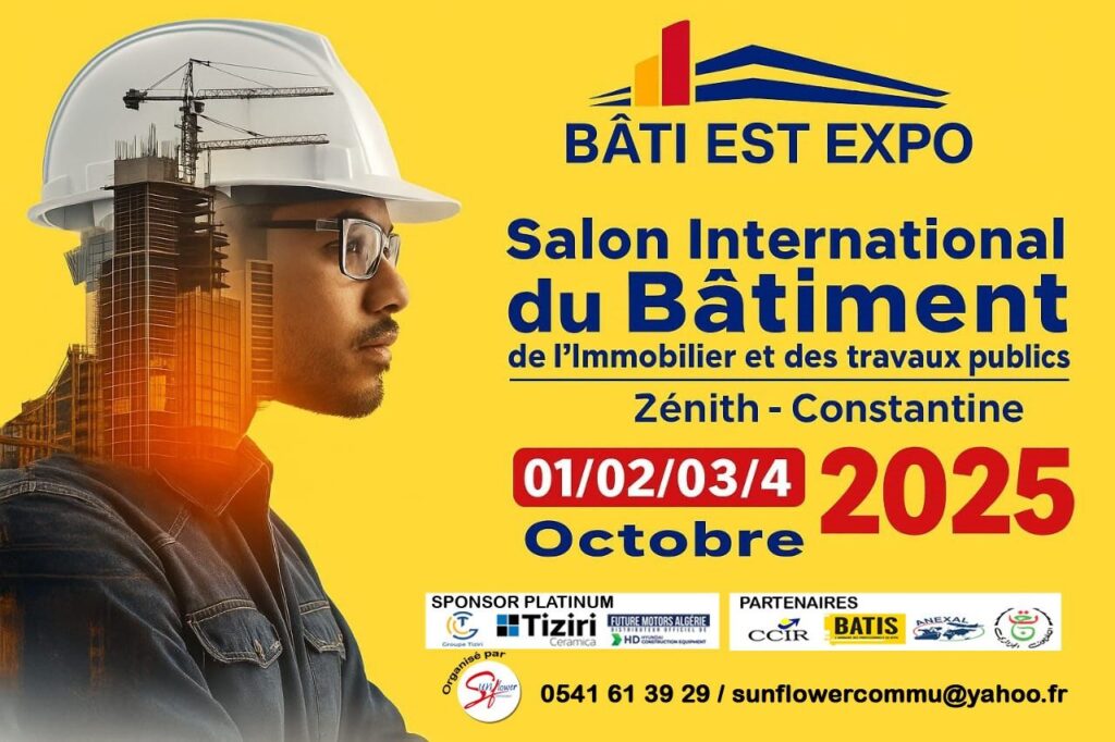 Salon Bâti-Est-Expo de Constantine : 180 exposants attendus à la 8ème édition du 1 au 4 octobre