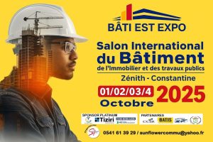 Salon Bâti-Est-Expo de Constantine : 180 exposants attendus à la 8ème édition du 1 au 4 octobre