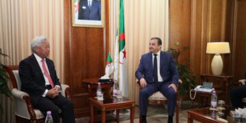 Le ministre d'Etat, ministre des Hydrocarbures et des Mines, Mohamed Arkab, a reçu, hier, lundi, en audience, une délégation de la Banque asiatique d'investissement pour les infrastructures (AIIB), conduite par son président Jin Liqun