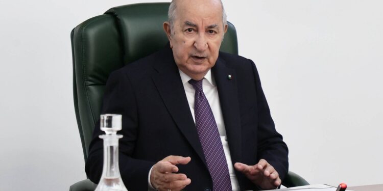 Le président de la République, Abdelmadjid Tebboune