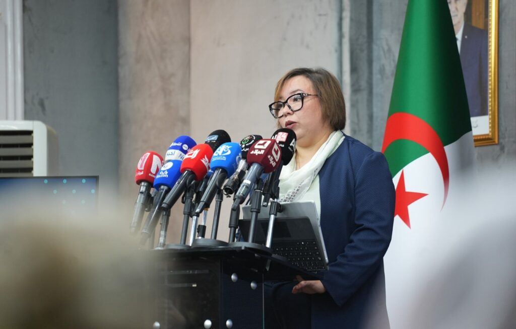 La ministre de la Formation et de l’Enseignement professionnels, Nassima Arhab