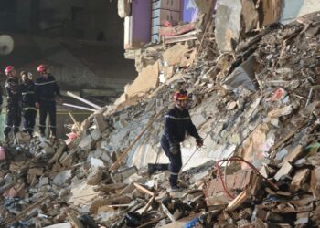 Alger : Effondrement partiel d'un vieil immeuble à Alger