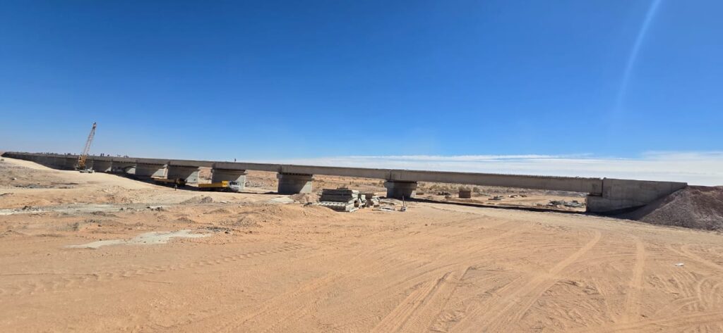 ANESRIF : Achèvement des travaux d’un important pont ferroviaire du mégaprojet BecharTindouf-Gara Djebilet