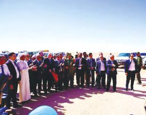 Yahia Bachir inspecte la 2ème ligne de production de la cimenterie de Timegtène (Adrar) : Une capacité d’un million de tonnes/an de ciment