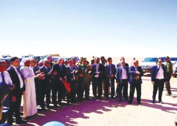 Yahia Bachir inspecte la 2ème ligne de production de la cimenterie de Timegtène (Adrar) : Une capacité d’un million de tonnes/an de ciment