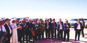Yahia Bachir inspecte la 2ème ligne de production de la cimenterie de Timegtène (Adrar) : Une capacité d’un million de tonnes/an de ciment
