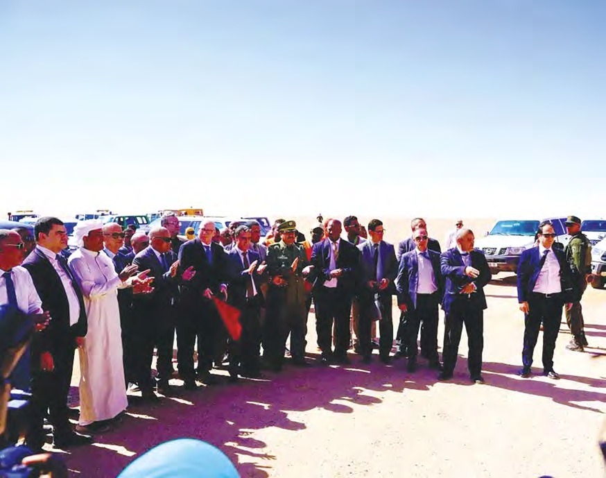 Yahia Bachir inspecte la 2ème ligne de production de la cimenterie de Timegtène (Adrar) : Une capacité d’un million de tonnes/an de ciment