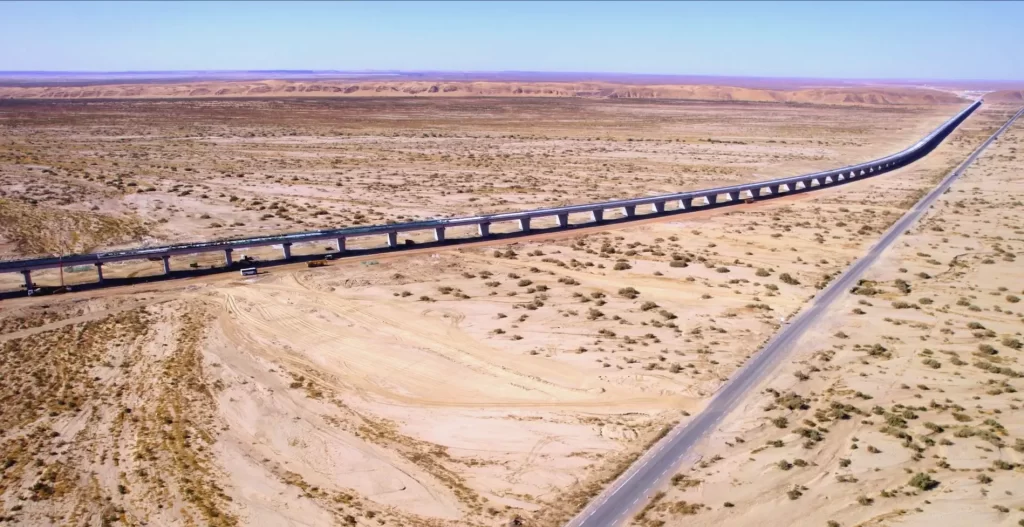Béchar : Achèvement des travaux du plus grand pont ferroviaire d'Algérie et d'Afrique