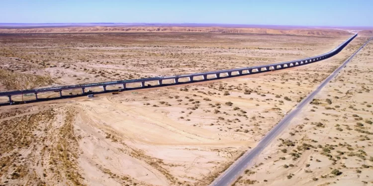 Béchar : Achèvement des travaux du plus grand pont ferroviaire d'Algérie et d'Afrique