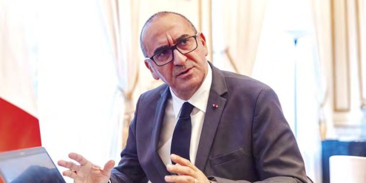 le ministre français de l’Intérieur Laurent Nuñez
