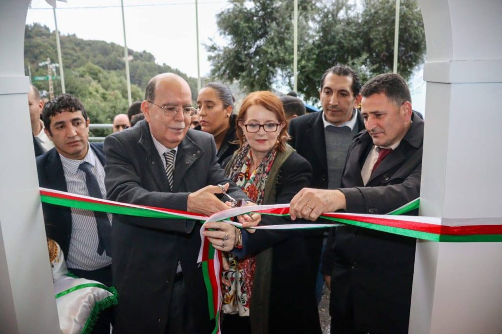 visite de travail et d’inspection à Béjaïa, samedi 14 février 2026, la ministre du Tourisme et de l’Artisanat, Houria Meddahi